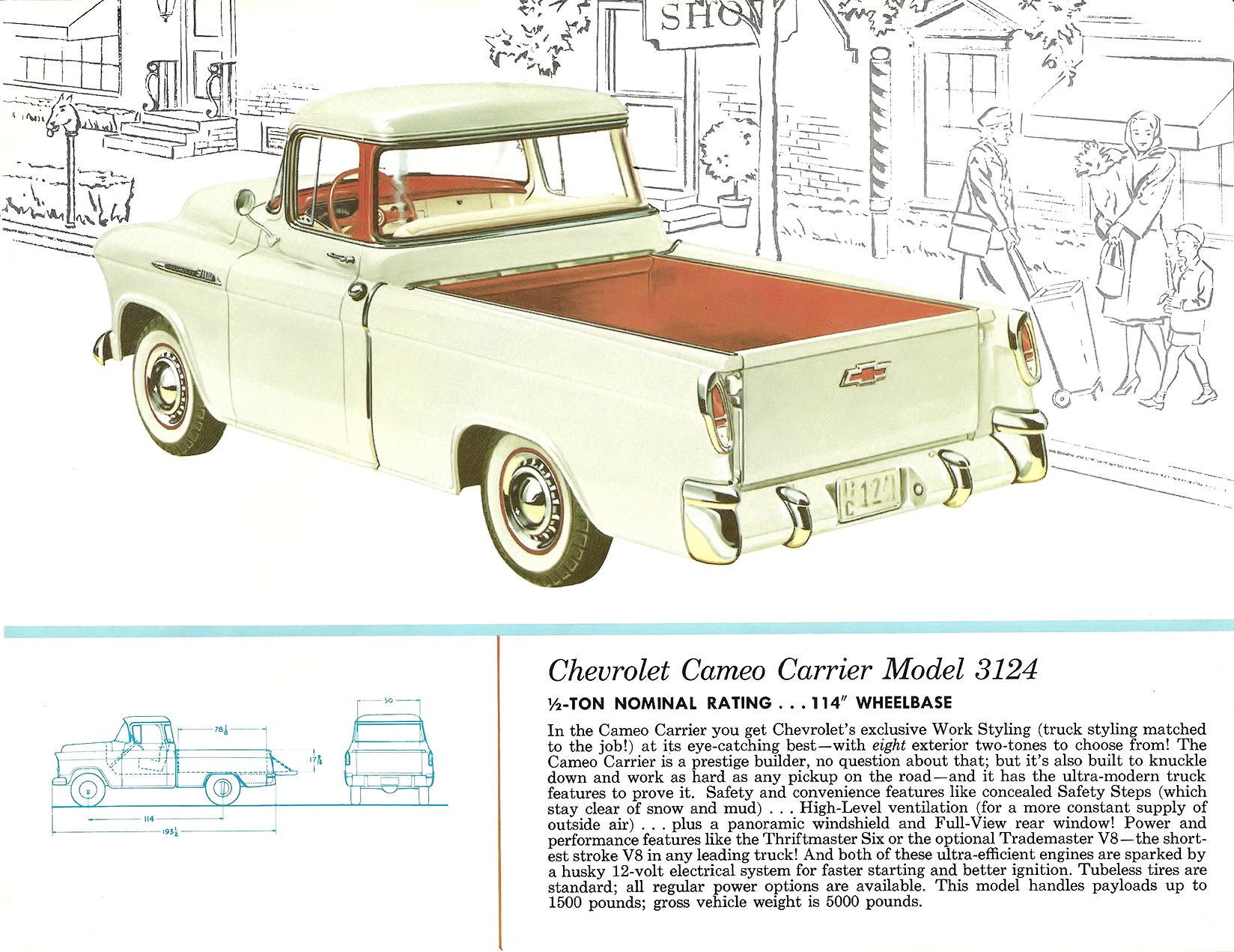 1956 Chevrolet Pickups Brochure